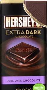Hershey Extra Dark Chocolate bar